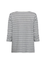 Load image into Gallery viewer, Navy Stripe 3/4 Sleeve T-Shirt - Soya Concept