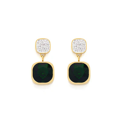 Ashlyn Emerald Earrings - Knight & Day