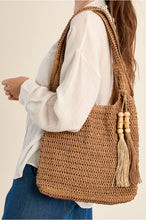 Load image into Gallery viewer, Oversized Straw Bag - Molly Bracken