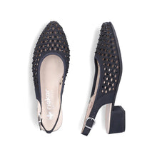 Load image into Gallery viewer, Navy Kitten Heel - Rieker