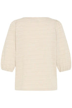 Load image into Gallery viewer, Oxford Tan Check Top- Fransa