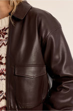 Load image into Gallery viewer, Chocolate Woven Jacket - Molly Bracken