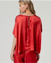 Load image into Gallery viewer, Red Cape Style Blouse - Surkana