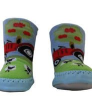 Load image into Gallery viewer, Tractor Slipper Socks - Powell Craft