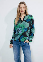 Load image into Gallery viewer, 344540- Khaki Print Blouse - Cecil
