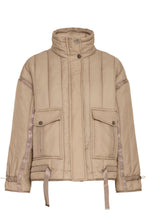 Load image into Gallery viewer, Short Quilted Jacket - Sand - Fransa