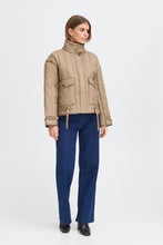 Load image into Gallery viewer, Short Quilted Jacket - Sand - Fransa