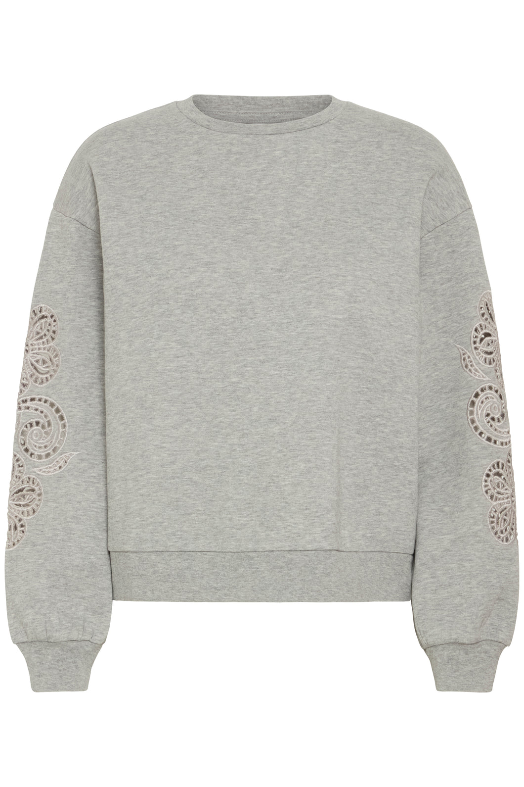Sweatshirt with Sleeve Cutout - B.Young