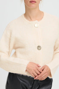 Cardigan with Statement Buttons - B.Young