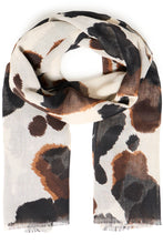 Load image into Gallery viewer, Cow Print Scarf - B.Young