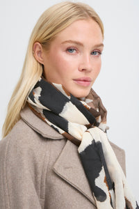 Cow Print Scarf - B.Young