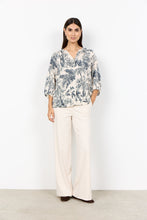 Load image into Gallery viewer, Carli (2) Navy Combination Shirt - Soya Concept