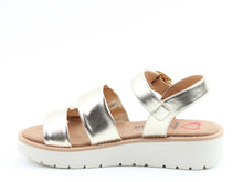 Load image into Gallery viewer, Fleur - Tan/Gold/White Sandal - Heavenly Feet