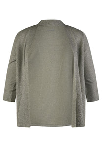 121222 - Green Knit Cardigan - Rabe