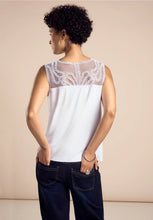 Load image into Gallery viewer, 321795 -  White Crochet Top - Street One