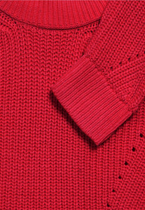 302902- Red Turtleneck Jumper - Street One