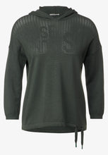 Load image into Gallery viewer, 302721-Khaki Mesh Sleeve Hoody - Cecil