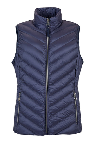 Real Down Gilet- Navy- Frandsen