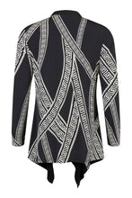 Load image into Gallery viewer, 73030- Black &amp; Cream Twinset Top - Tia