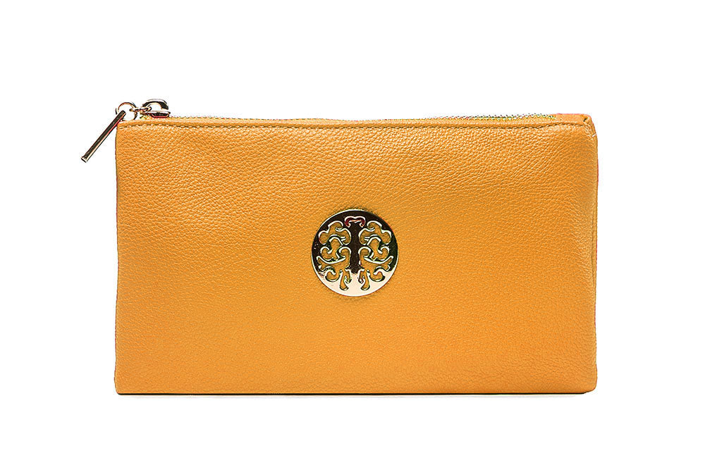 23321 Large Clutch Bag-Yellow