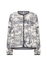 Load image into Gallery viewer, Carli Navy Combination Jacket - Soya Concept