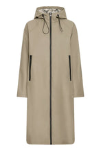 Load image into Gallery viewer, Khaki Zip Up Raincoat  - b.young