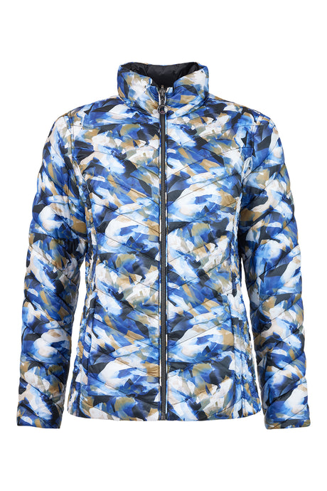 926- Reversible Down Jacket- Blue Mix/Black- Frandsen