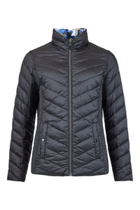 926- Reversible Down Jacket- Blue Mix/Black- Frandsen