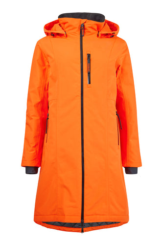 9223- Orange Waterproof Technical Down Raincoat- Normann