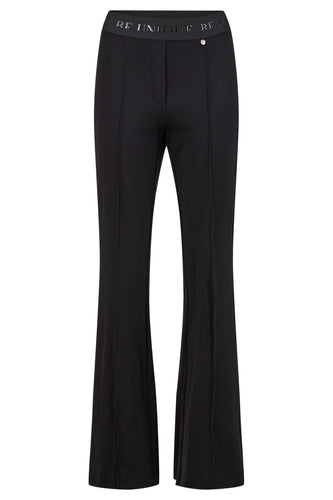 53474- Joella Wide Leg Trousers- Black- Robell