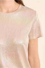 Load image into Gallery viewer, Iridescent Beige T shirt - Molly Bracken
