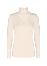 Load image into Gallery viewer, Cream Lace Collar &amp; Cuff Tee - Soya Concept