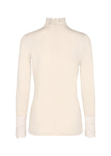 Load image into Gallery viewer, Cream Lace Collar &amp; Cuff Tee - Soya Concept