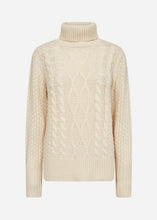 Load image into Gallery viewer, 33574 - Soft Knit Roll Neck Jumper- Cream - Soya Concept