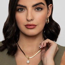 Load image into Gallery viewer, T376NCB - Alia Silver Faux Pearl Necklace - Knight &amp; Day