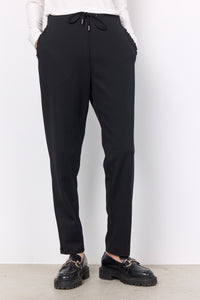 25089 - Trousers with Draw String - Black - Soya Concept