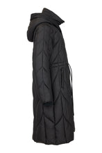 Load image into Gallery viewer, Long Black Winter Jacket - Normann