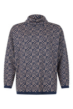 Load image into Gallery viewer, Grey Printed Pullover with High Neck - Sunday