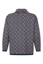Load image into Gallery viewer, Grey Printed Pullover with High Neck - Sunday