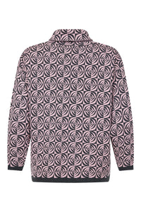 Printed High Neck Pullover - Sunday