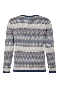 Printed Pullover Grey - Sunday