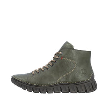 Load image into Gallery viewer, Green Fur Lined Boot - Rieker