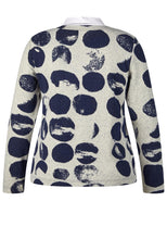 Load image into Gallery viewer, Spot Print Jumper with Shirt Underlay - Rabe
