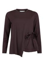 Load image into Gallery viewer, Brown Floral Jersey Tunic- Noen