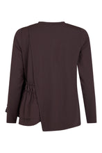 Load image into Gallery viewer, Brown Floral Jersey Tunic- Noen