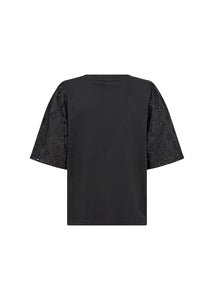 26447- Black Loraine T-Shirt - Soya Concept