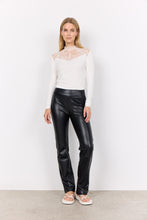 Load image into Gallery viewer, 26591- Haida Black Pleather Trousers - Soya Concept