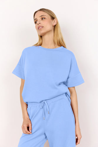 Banu Short-Sleeve Tee-Shirt - Sky Blue - Soya Concept