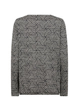 Load image into Gallery viewer, 26653- Black Print Galina Top - Soya Concept