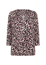 Load image into Gallery viewer, 26663- Wine Print Felicity Top - Soya Concept